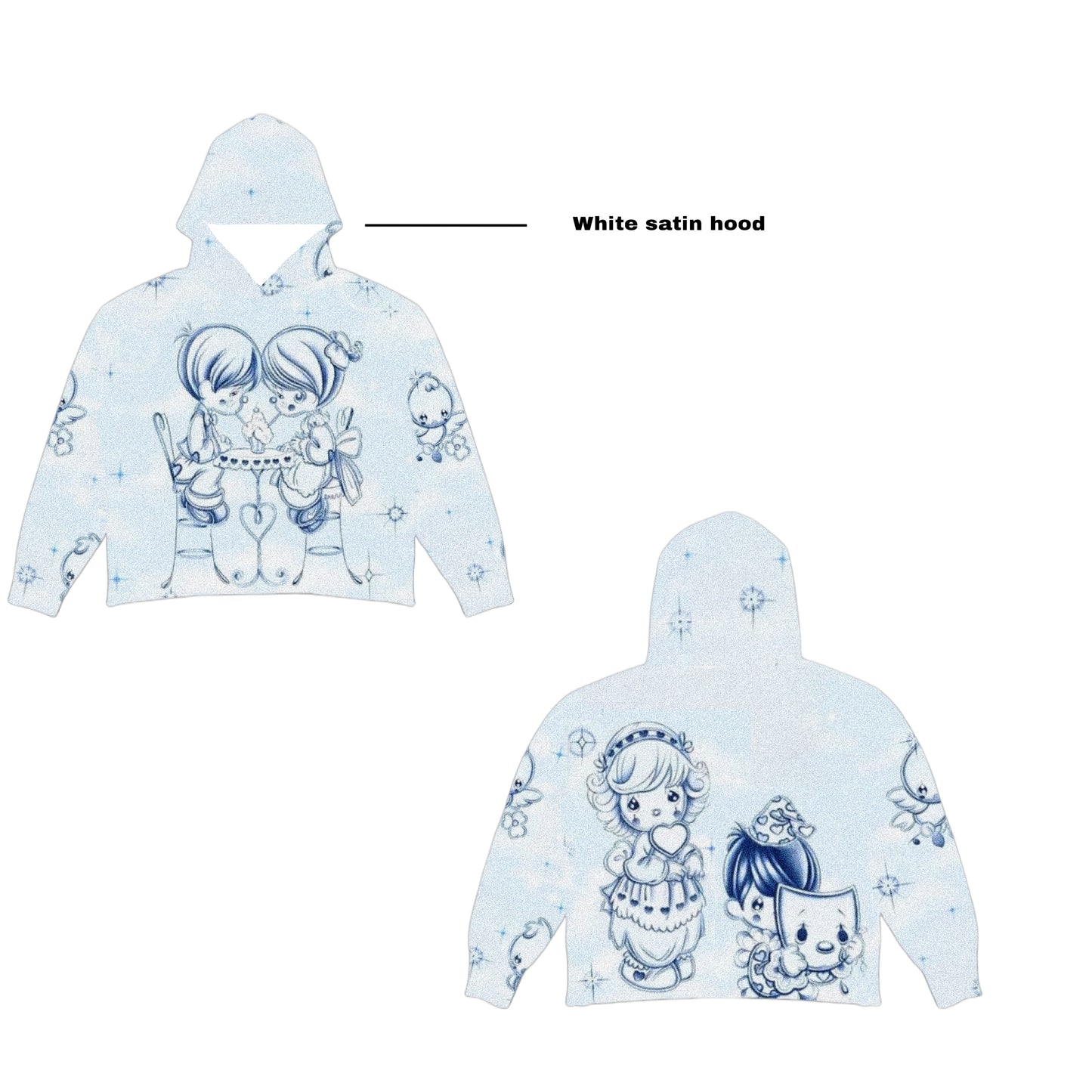 Precious Moments Oversized Tapestry Hoodie - PREORDER