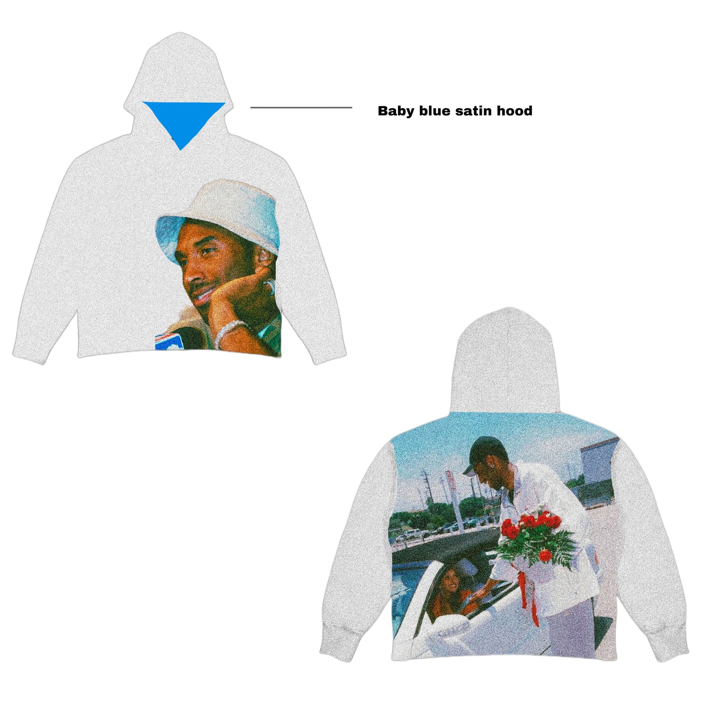 The Iconic Duo Oversized Tapestry Hoodie - PREORDER