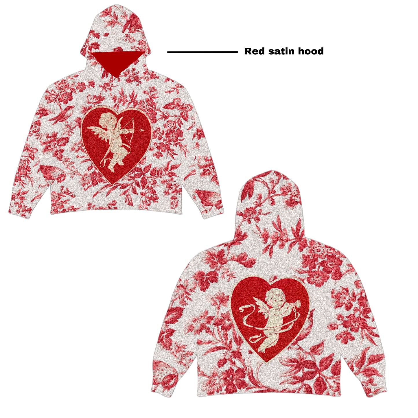 Cupid Oversized Tapestry Hoodie - PREORDER