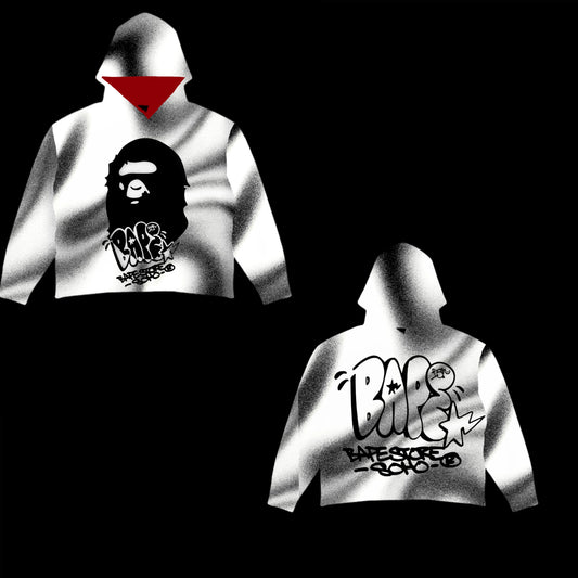 Bape  Oversized Tapestry Hoodie -  PREORDER