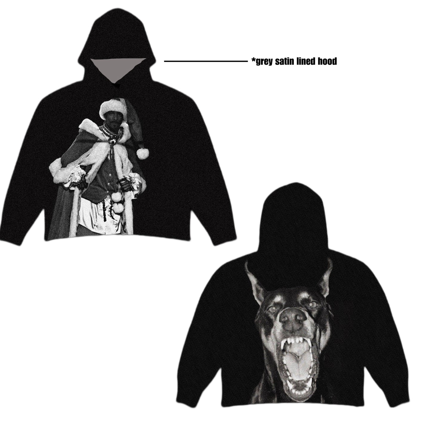 A Dogs Xmas Oversized Tapestry Hoodie -PREORDER