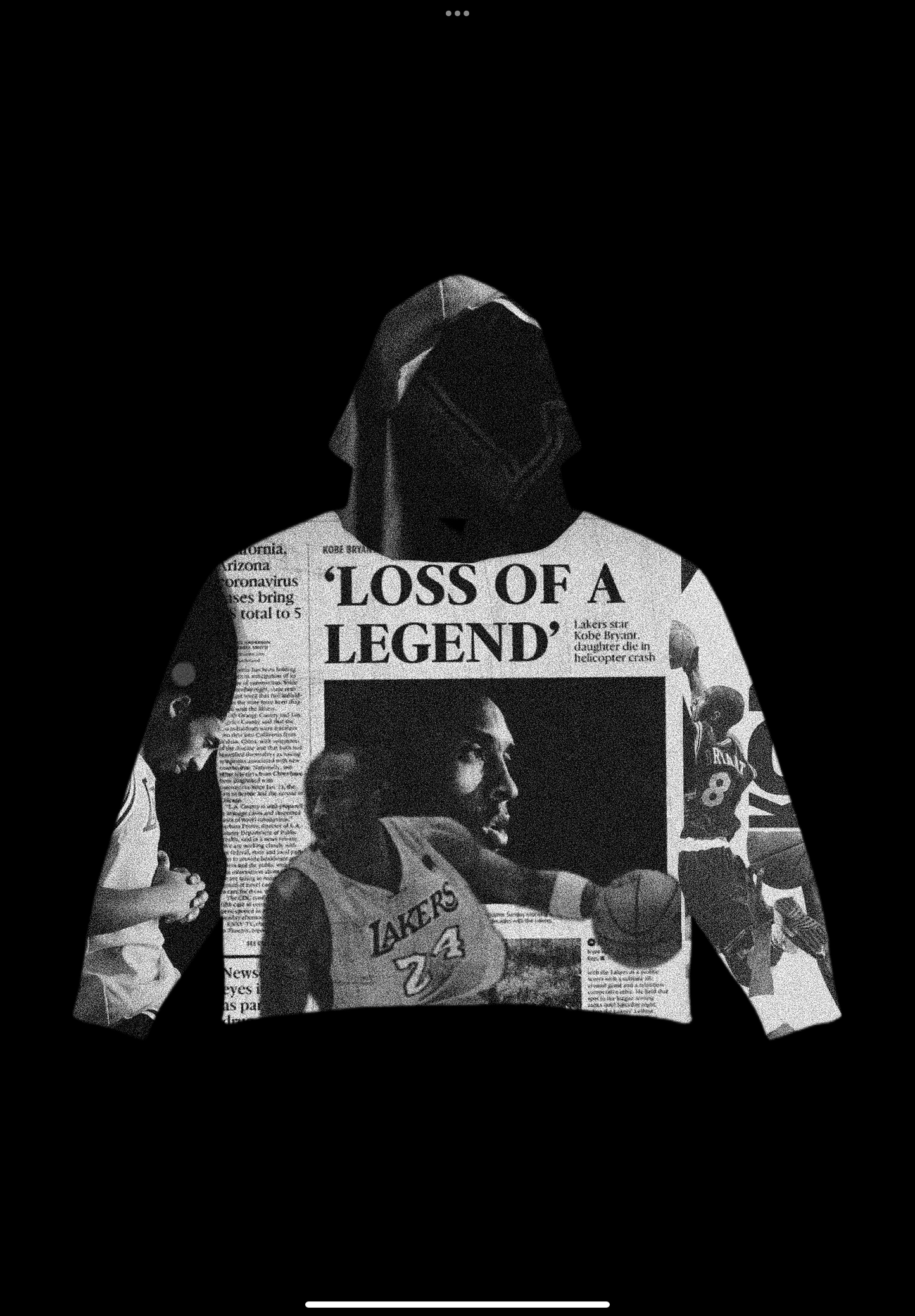 Loss Legend   Oversized Tapestry Hoodie -  PREORDER