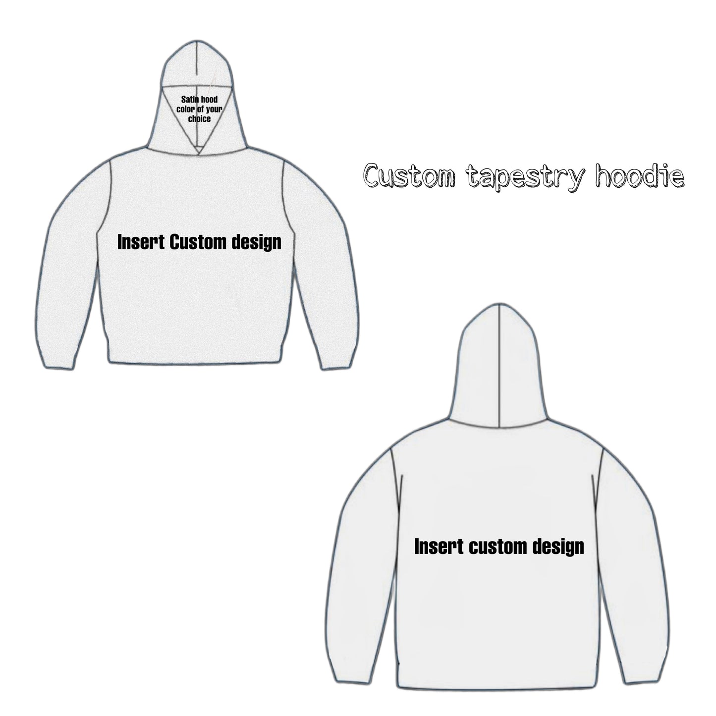 Personal Custom Tapestry Hoodie