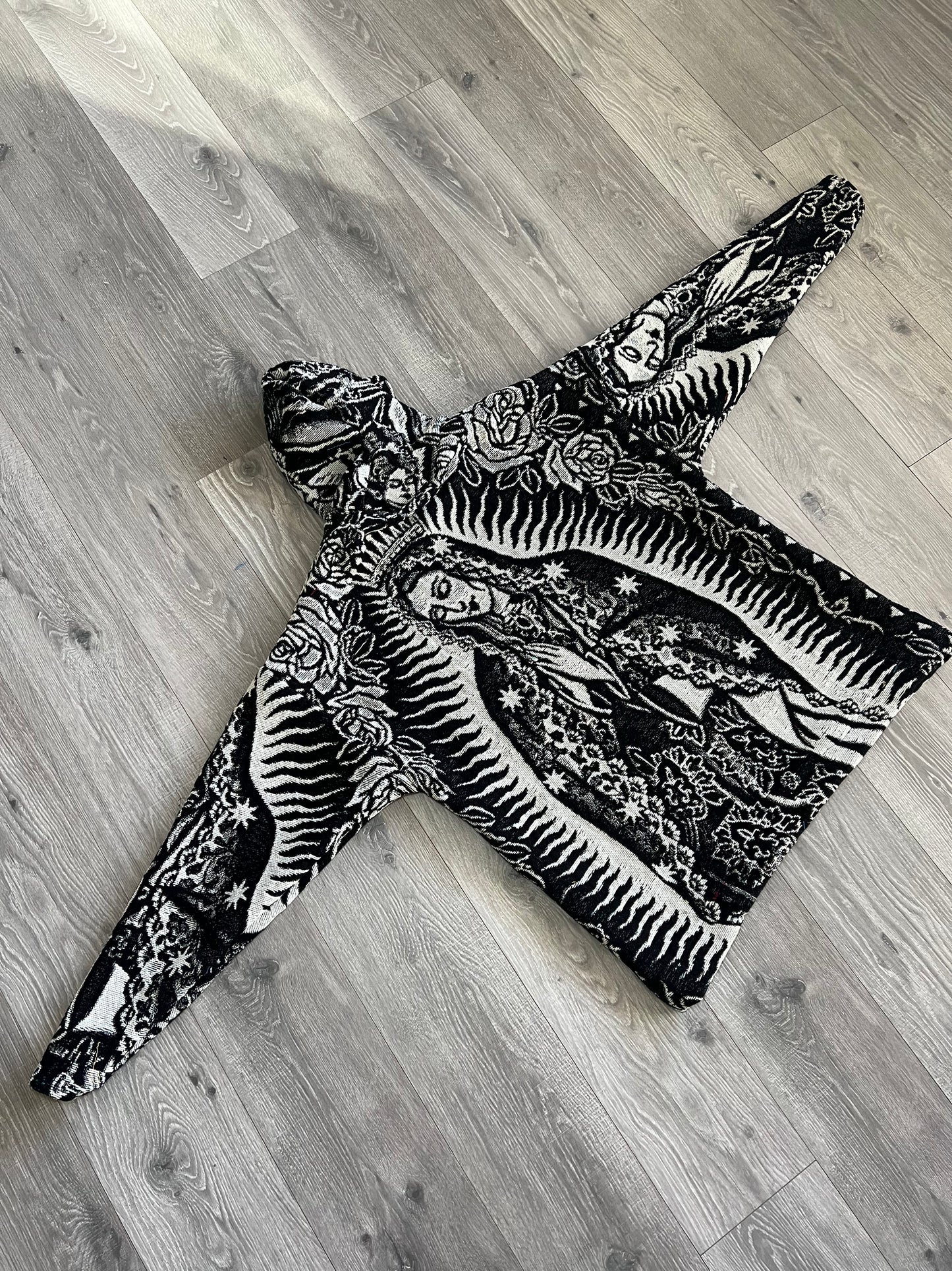 Virgin Mary Oversized Tapestry Hoodie -PREORDER