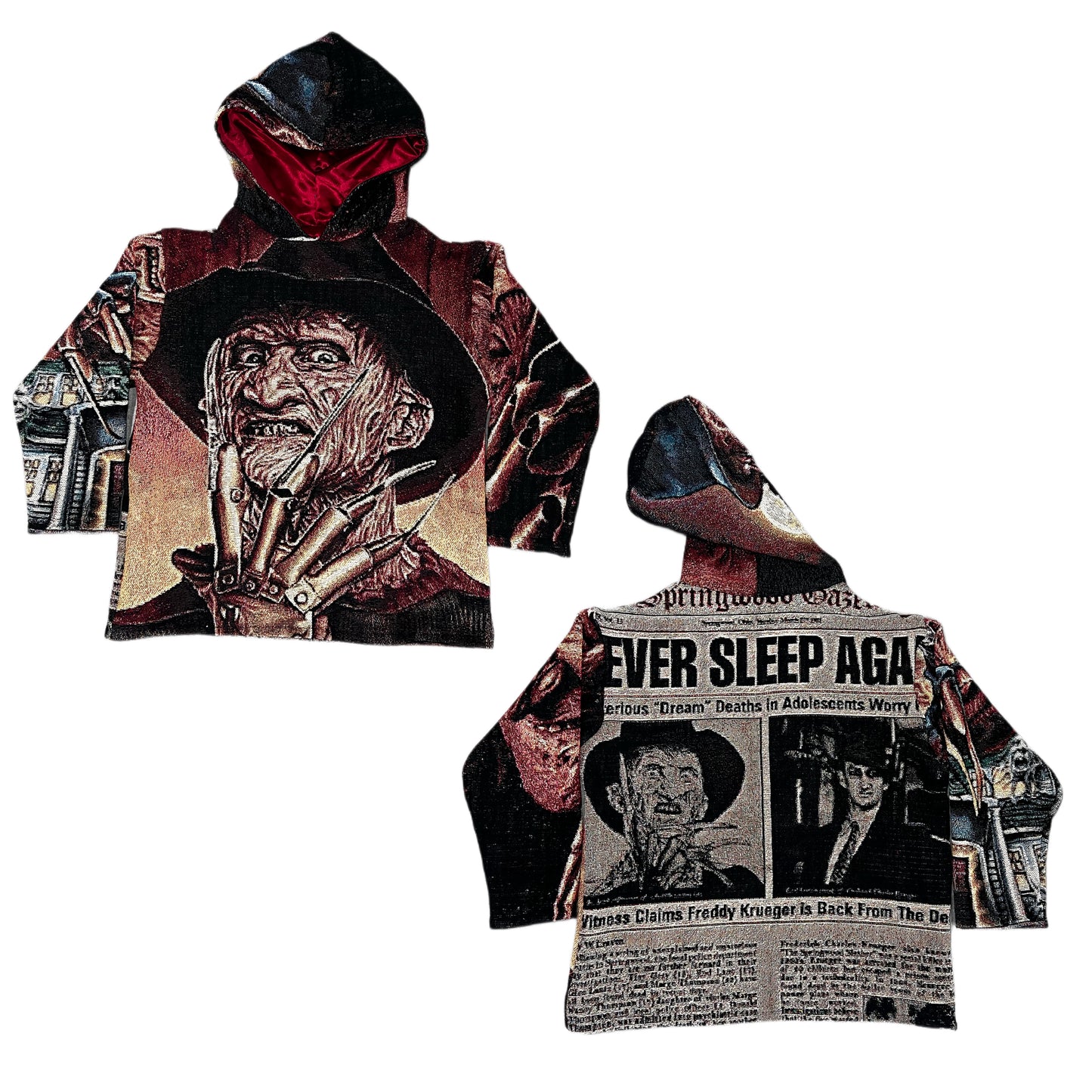 Sweet Dreams Oversized Satin Hoodie