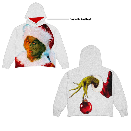 Xmas Thief Oversized Tapestry hoodie -PREORDER