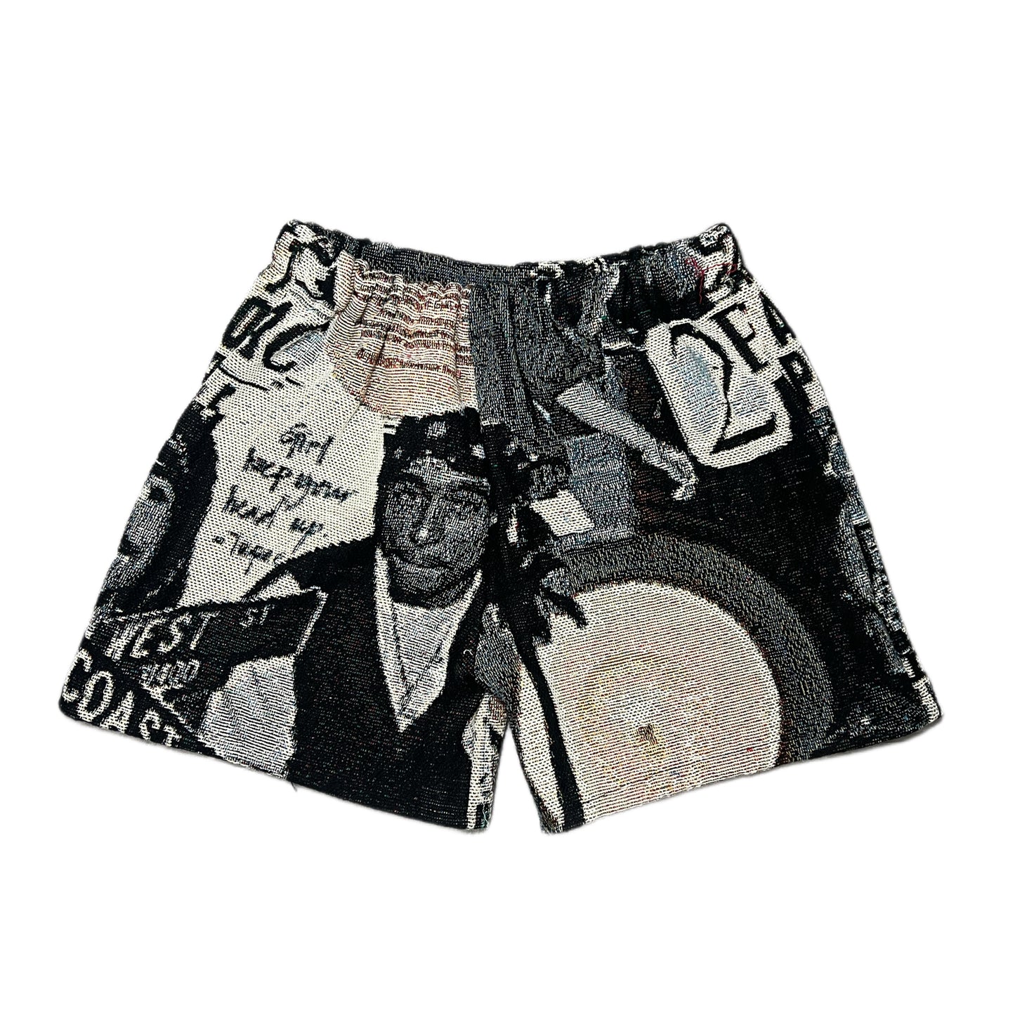 2Pac B&W shorts