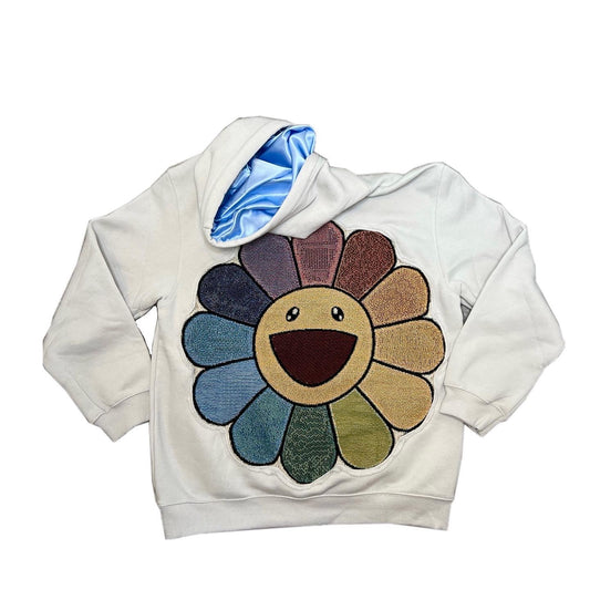 Flower Satin Lined Hoodie