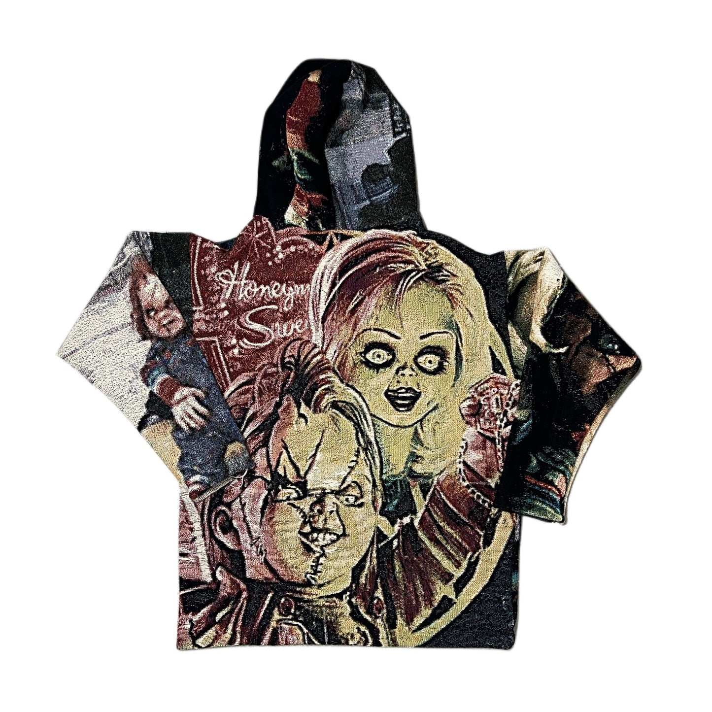 Oversized "Bad Guy" Satin lined Hoodie