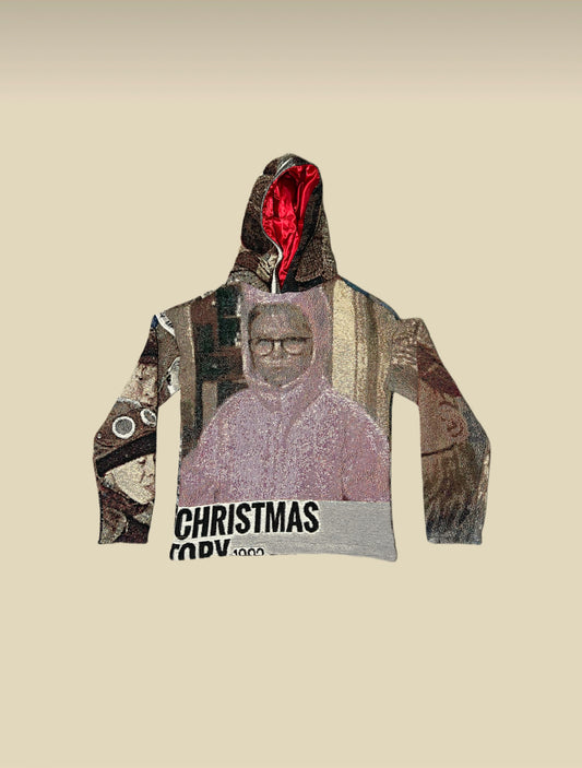 A Christmas Story oversized satin lined hoodie